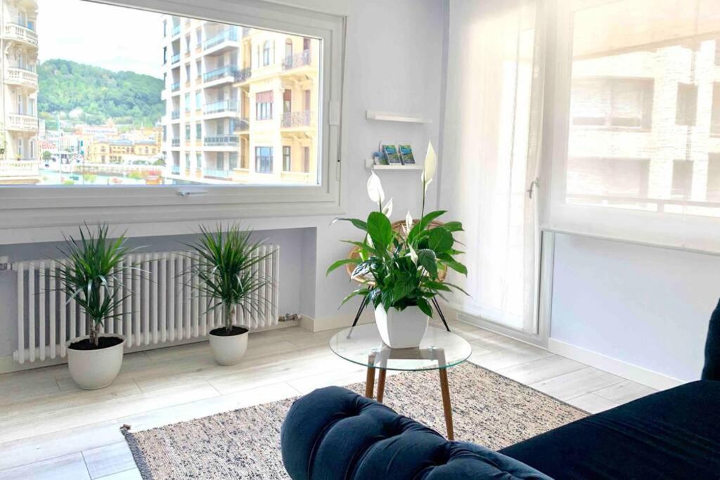 New Gorgeous Central Apartment - Beachfront - 3 Bd San Sebastian Ngoại thất bức ảnh