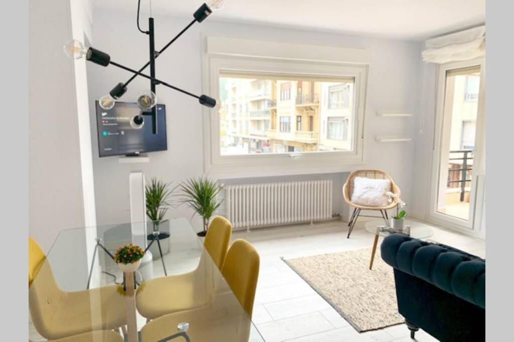 New Gorgeous Central Apartment - Beachfront - 3 Bd San Sebastian Ngoại thất bức ảnh