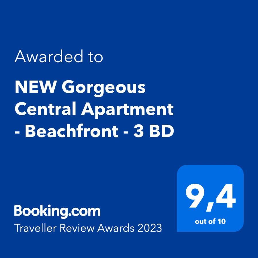 New Gorgeous Central Apartment - Beachfront - 3 Bd San Sebastian Ngoại thất bức ảnh