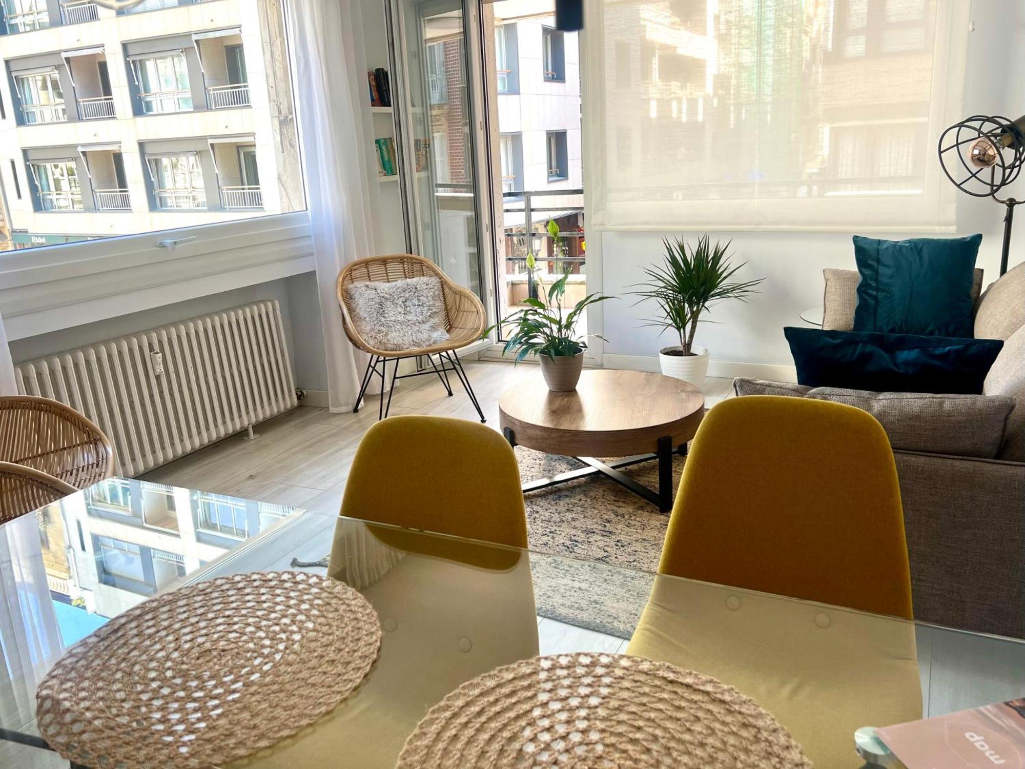 New Gorgeous Central Apartment - Beachfront - 3 Bd San Sebastian Ngoại thất bức ảnh