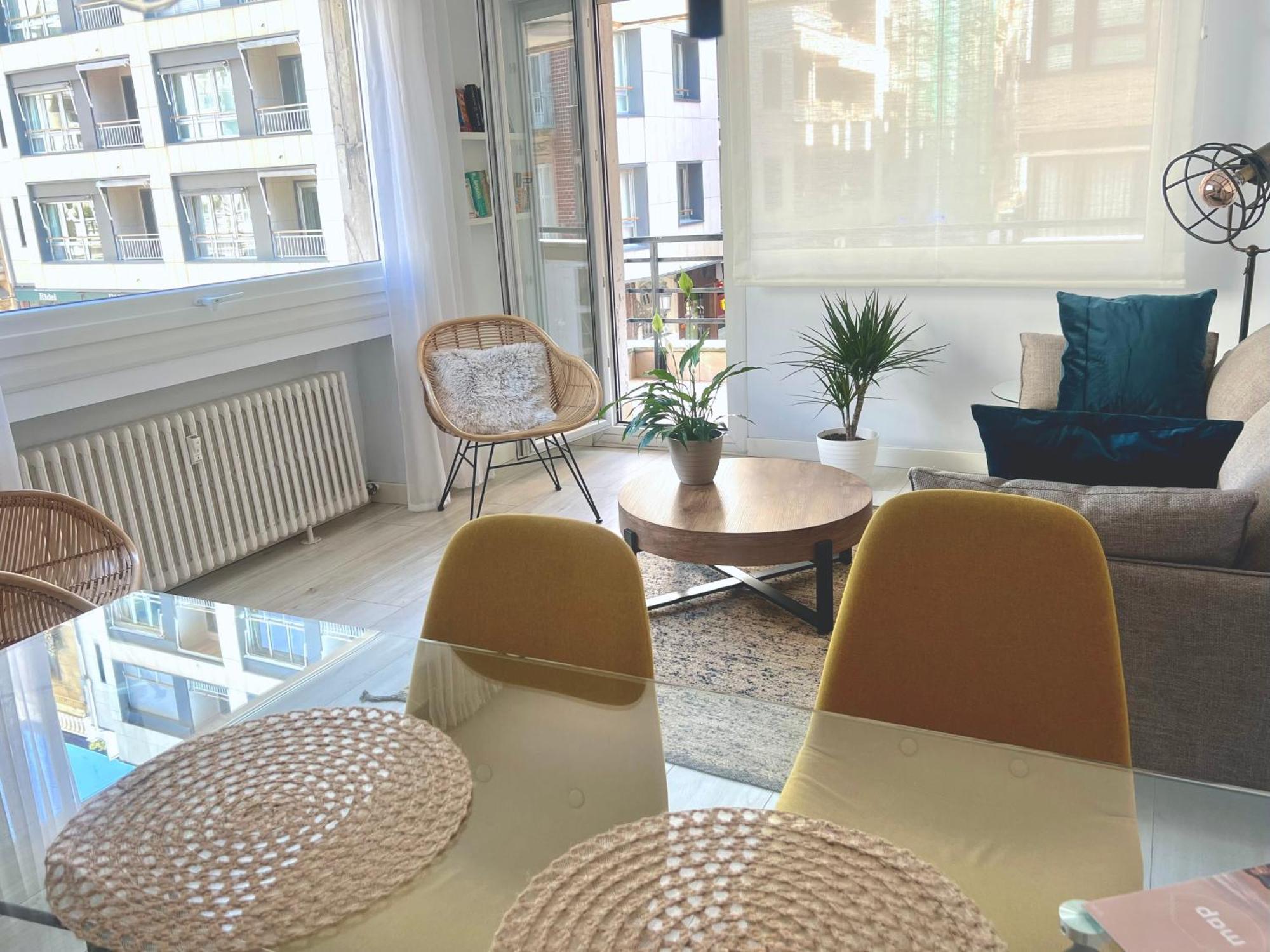 New Gorgeous Central Apartment - Beachfront - 3 Bd San Sebastian Ngoại thất bức ảnh